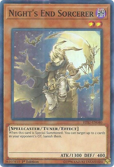 Night's End Sorcerer (Super Rare) [HISU-EN040-SuR]