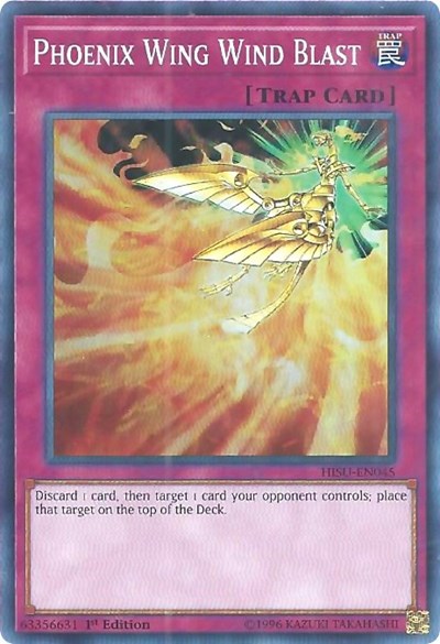 Phoenix Wing Wind Blast (Super Rare) [HISU-EN045-SuR]