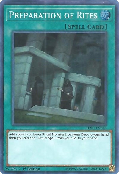 Preparation of Rites (Super Rare) [HISU-EN042-SuR]
