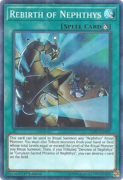 Rebirth of Nephthys (Super Rare) [HISU-EN009-SuR]