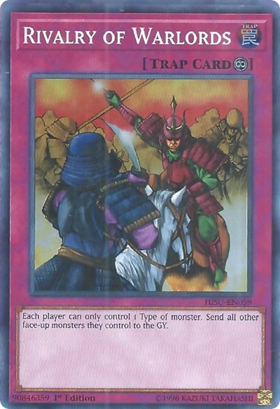 Rivalry of Warlords (Super Rare) [HISU-EN059-SuR]