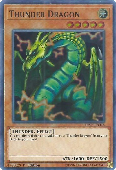 Thunder Dragon (Super Rare) [HISU-EN046-SuR]