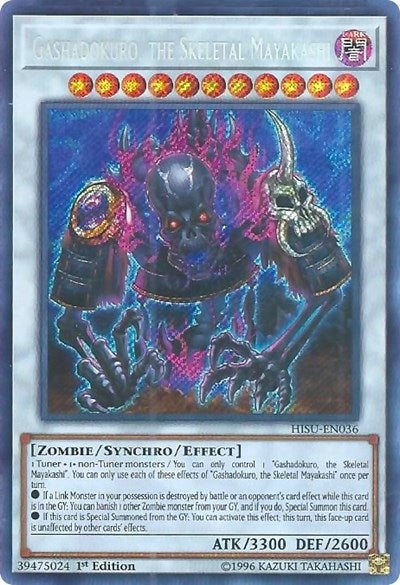 Gashadokuro, the Skeletal Mayakashi (Secret Rare) [HISU-EN036-SeR]