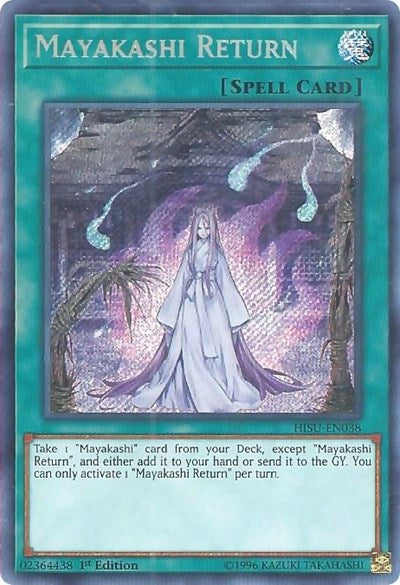 Mayakashi Return (Secret Rare) [HISU-EN038-SeR]