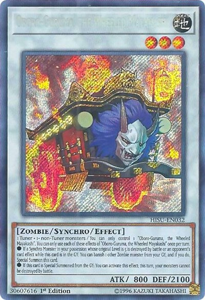 Oboro-Guruma, the Wheeled Mayakashi (Secret Rare) [HISU-EN032-SeR]