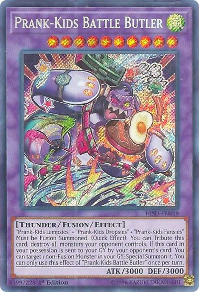 Prank-Kids Battle Butler (Secret Rare) [HISU-EN019-SeR]