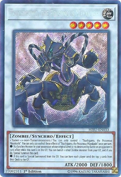 Tsuchigumo, the Poisonous Mayakashi (Secret Rare) [HISU-EN033-SeR]