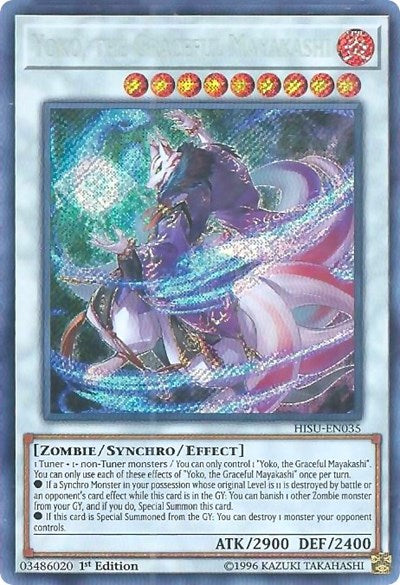 Yoko, the Graceful Mayakashi (Secret Rare) [HISU-EN035-SeR]