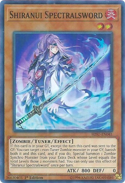 Shiranui Spectralsword (Super Rare) [HISU-EN041-SuR]
