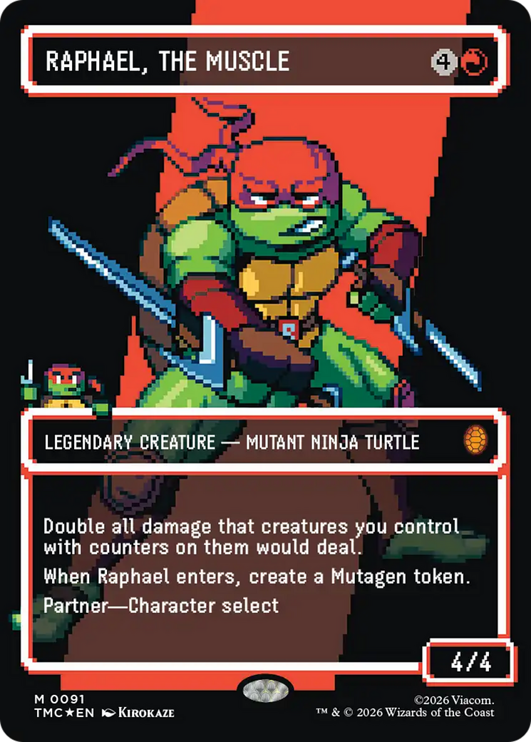 Raphael, the Muscle - Borderless - Full Art [TMC-91]