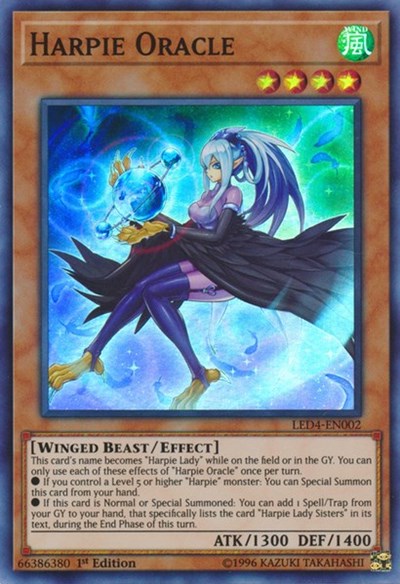 Harpie Oracle (Super Rare) [LED4-EN002-SuR]