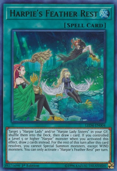 Harpie's Feather Rest (Ultra Rare) [LED4-EN004-UR]