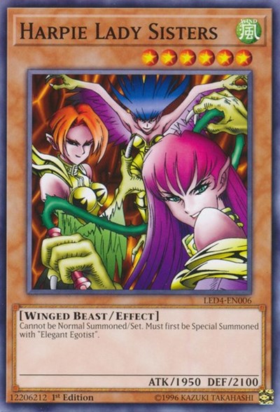 Harpie Lady Sisters (Common) [LED4-EN006-C]