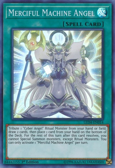 Merciful Machine Angel (Super Rare) [LED4-EN014-SuR]