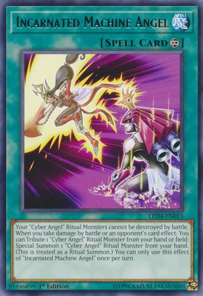Incarnated Machine Angel (Rare) [LED4-EN015-R]