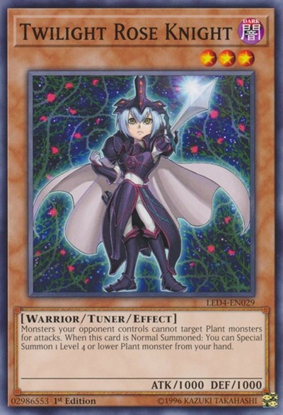 Twilight Rose Knight (Common) [LED4-EN029-C]