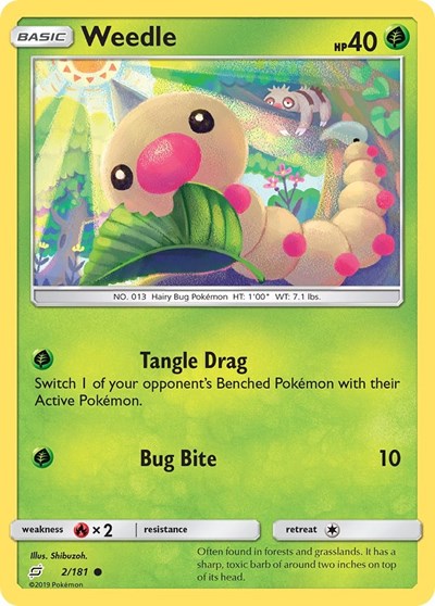 Weedle - 2/181 (Common) [TEU-2-C]