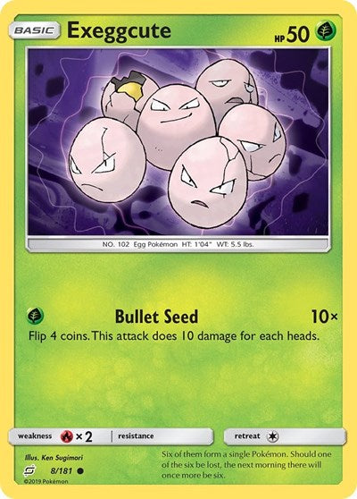 Exeggcute - 8/181 (Common) [TEU-8-C]
