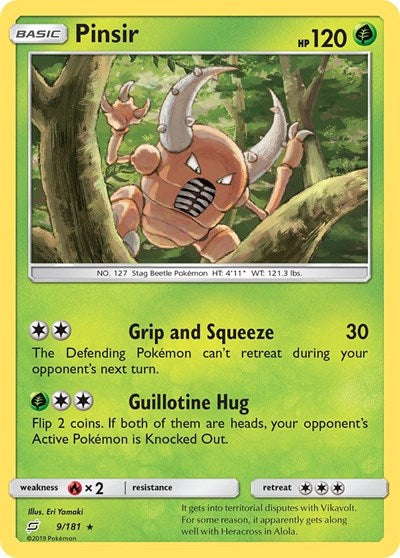 Pinsir - 9/181 (Rare) [TEU-9-R]