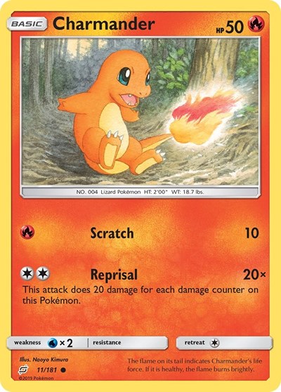 Charmander - 11/181 (Common) [TEU-11-C]