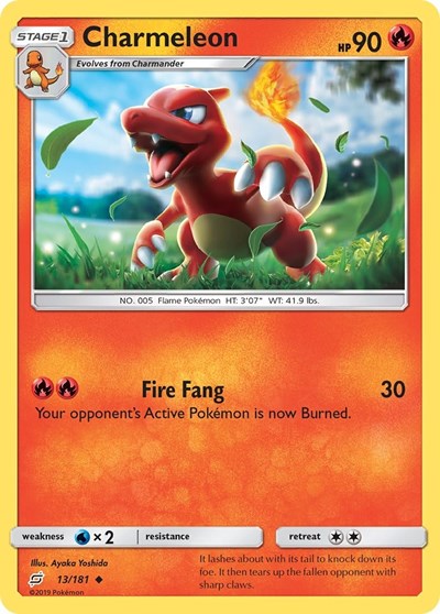 Charmeleon - 13/181 (Uncommon) [TEU-13-U]