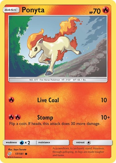 Ponyta - 17/181 (Common) [TEU-17-C]