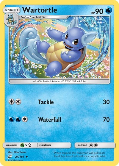 Wartortle - 24/181 (Uncommon) [TEU-24-U]