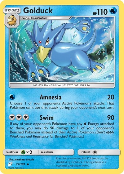 Golduck - 27/181 (Uncommon) [TEU-27-U]