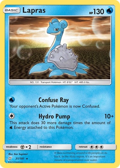 Lapras - 31/181 (Rare) [TEU-31-R]