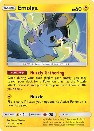 Emolga - 46/181 (Common) [TEU-46-C]