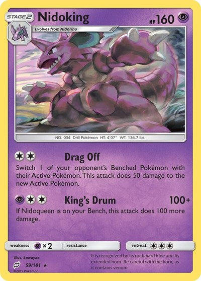Nidoking - 59/181 (Rare) [TEU-59-R]