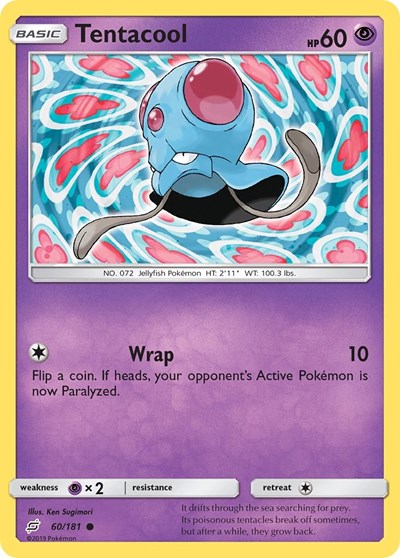 Tentacool - 60/181 (Common) [TEU-60-C]