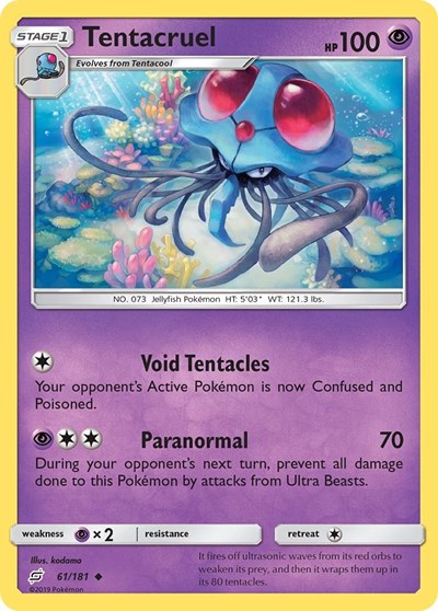 Tentacruel - 61/181 (Uncommon) [TEU-61-U]