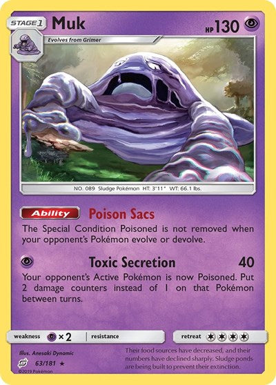 Muk - 63/181 (Rare) [TEU-63-R]