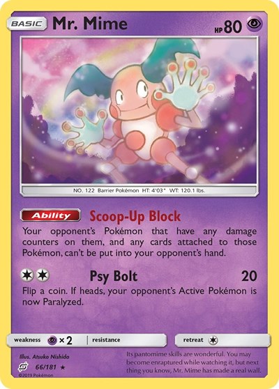 Mr. Mime - 66/181 (Rare) [TEU-66-R]