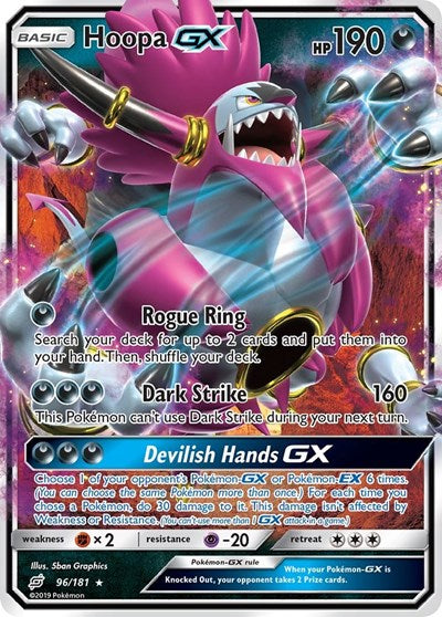 Hoopa GX - 96/181 (Ultra Rare) [TEU-96-UR]