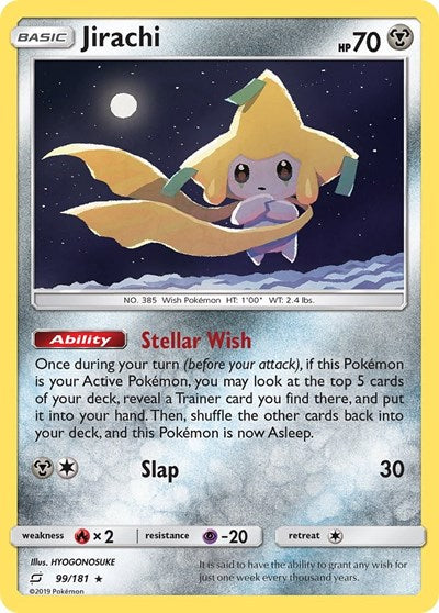 Jirachi - 99/181 (Holo Rare) [TEU-99-HR]