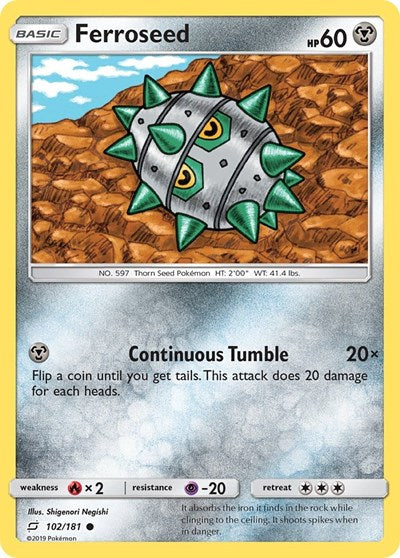 Ferroseed - 102/181 (Common) [TEU-102-C]