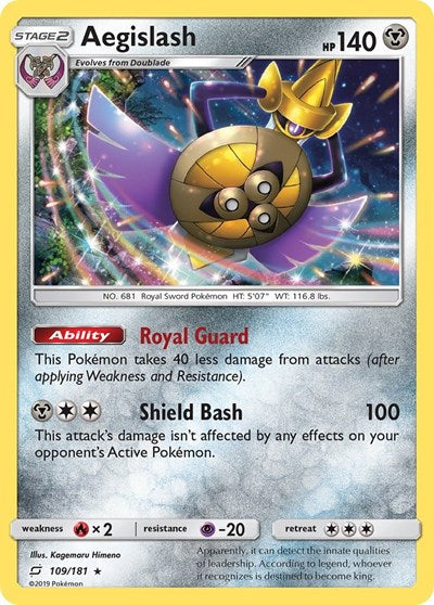 Aegislash - 109/181 (Holo Rare) [TEU-109-HR]