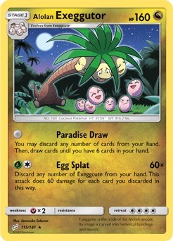 Alolan Exeggutor - 115/181 (Rare) [TEU-115-R]