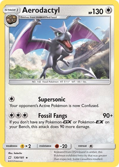 Aerodactyl - 130/181 (Rare) [TEU-130-R]