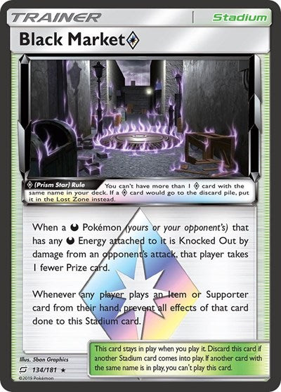 Black Market Prism Star - 134/181 (Prism Rare) [TEU-134-PR]