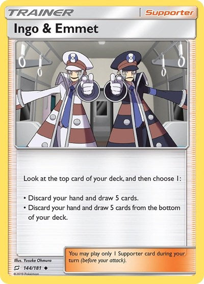 Ingo & Emmet - 144/181 (Uncommon) [TEU-144-U]