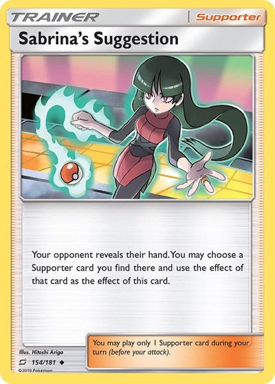 Sabrina's Suggestion - 154/181 (Uncommon) [TEU-154-U]