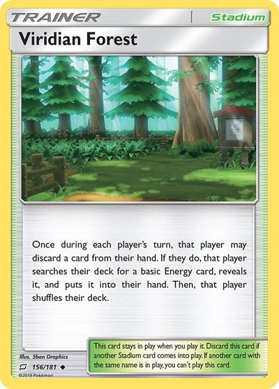 Viridian Forest - 156/181 (Uncommon) [TEU-156-U]
