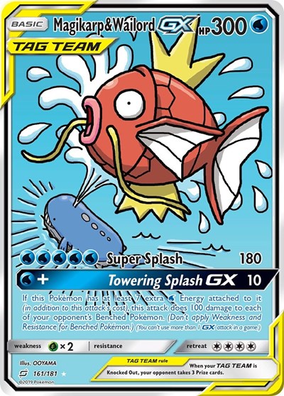 Magikarp & Wailord GX - 161/181 (Ultra Rare) [TEU-161-UR]