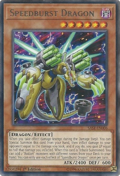 Speedburst Dragon (Rare) [SAST-EN006-R]