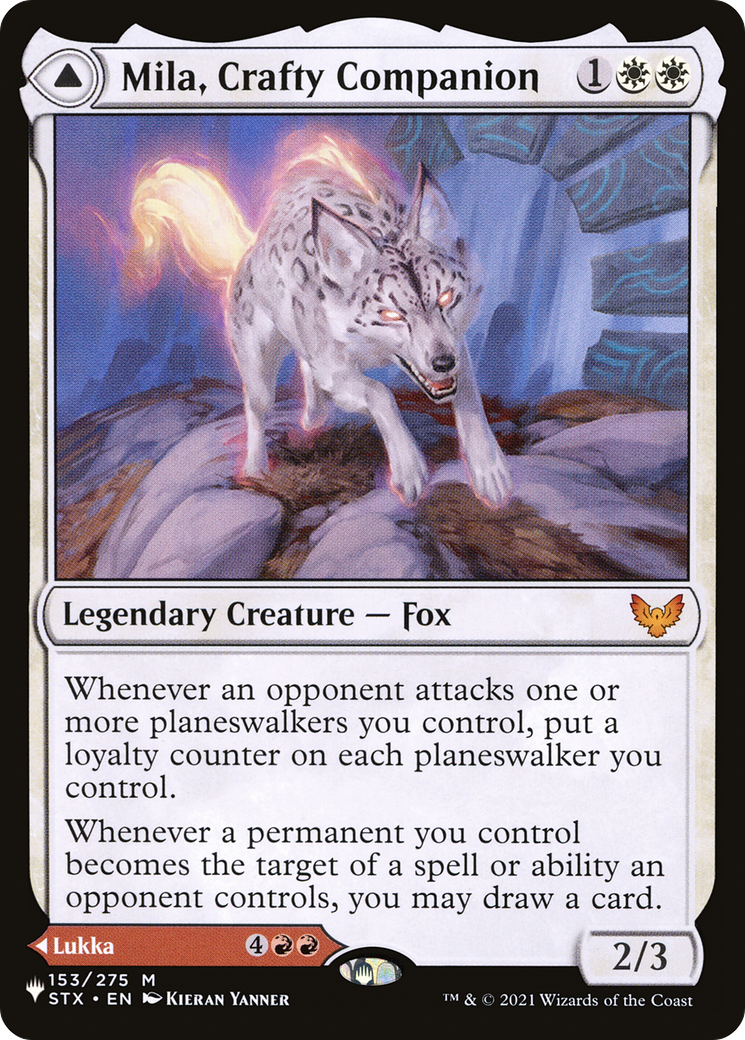 Mila, Crafty Companion // Lukka, Wayward Bonder [PLST-STX-153]