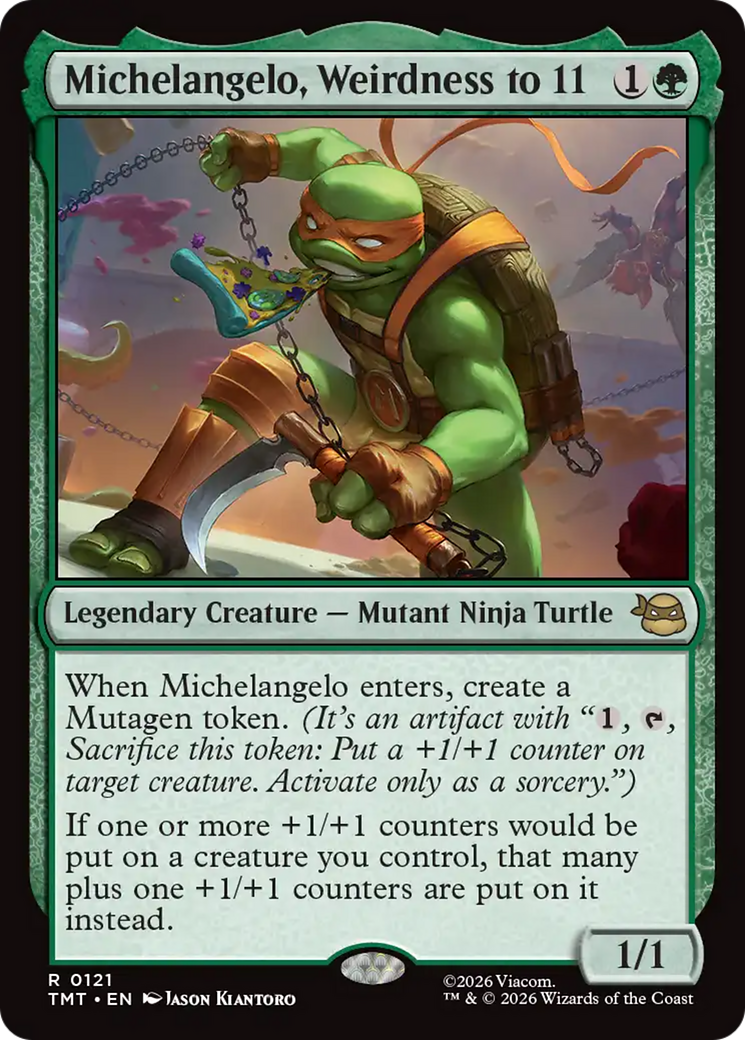Michelangelo, Weirdness to 11 [TMT-121]