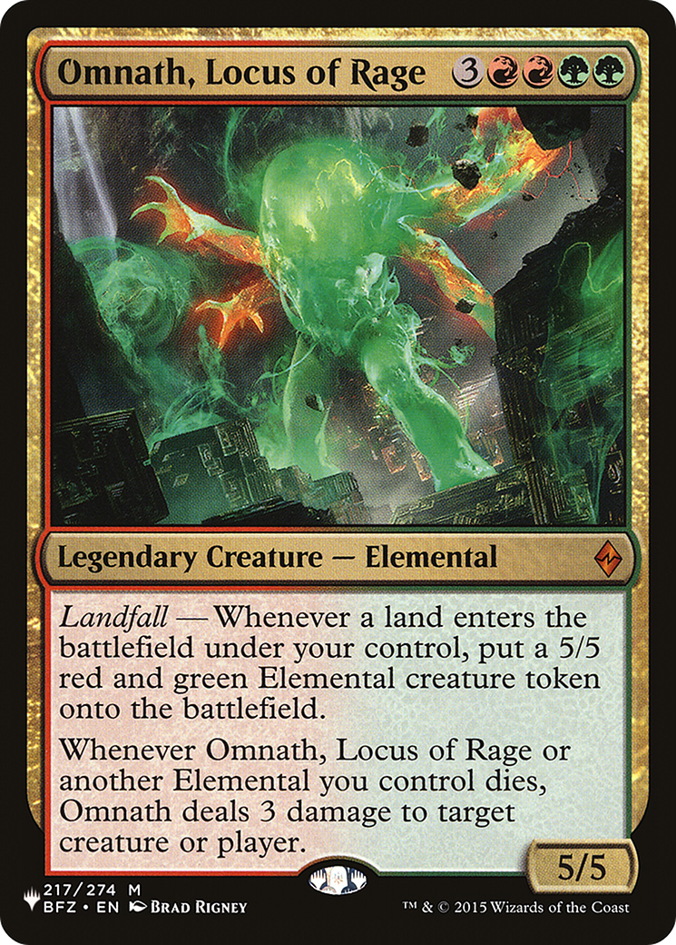 Omnath, Locus of Rage [PLST-BFZ-217]